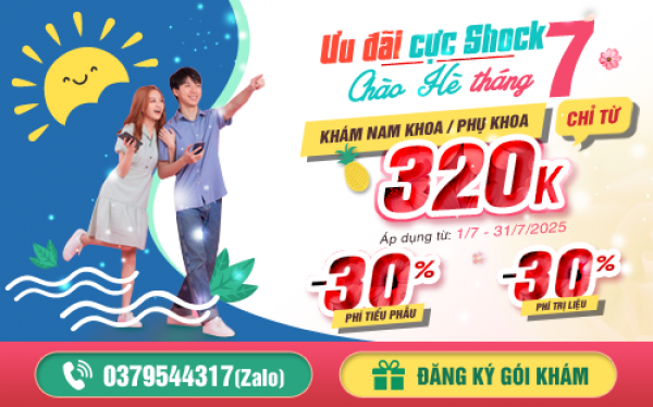 Ưu đãi HÈ THÁNG 7 – Siêu Sốc Tại Phòng Khám Đa Khoa Thái Hà